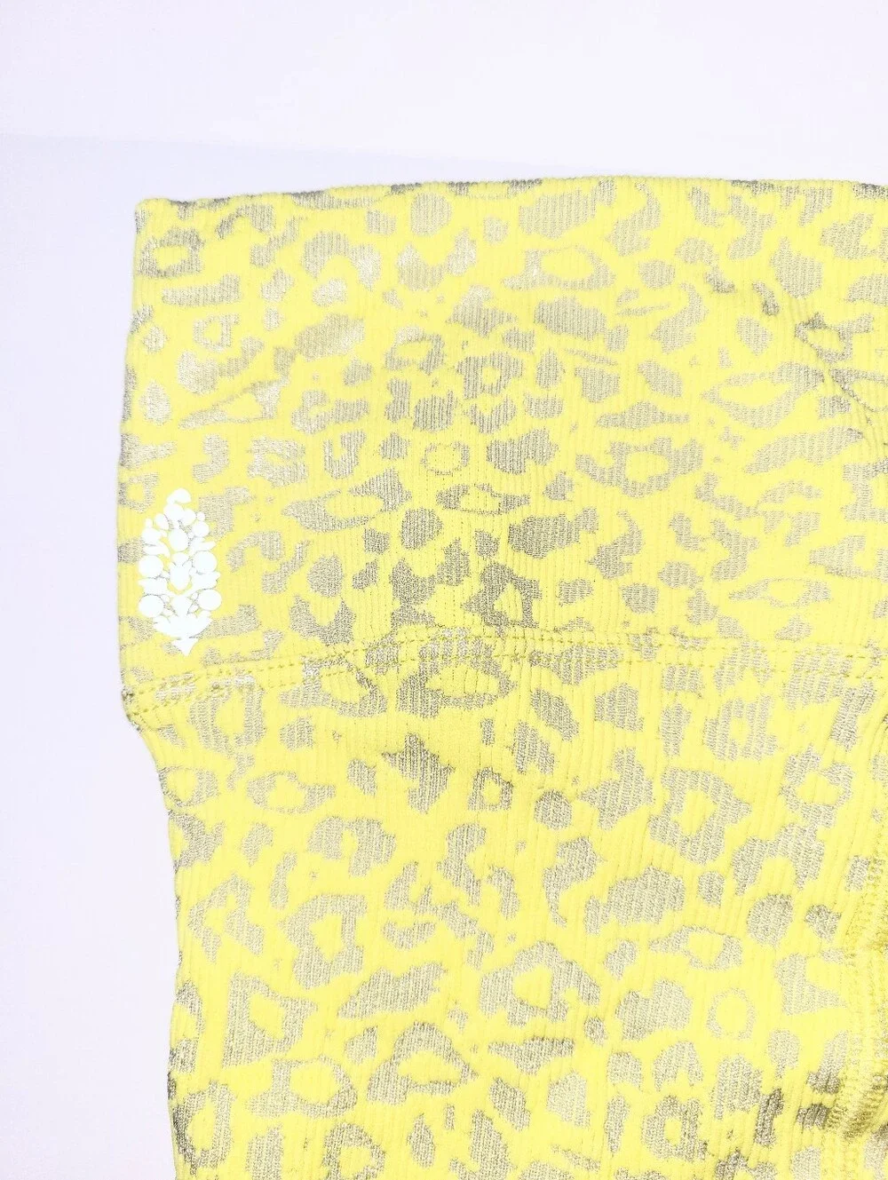 NWOT Free People Movement Good Karma Leopard Print Leggings Activewear Med/Lg